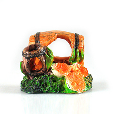 Декор Aquanimal Грот Бочка малая, 8x6x6 см