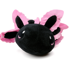 Игрушка мягкая большой черный аксолотль