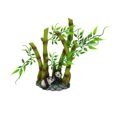 Декор Aquanimal Декорация Панды на отдыхе, 11х6.5х21 см