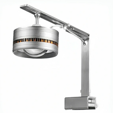 Светильник светодиодный CHERLAM YKD-1149, 55 Вт, из нержавеющей стали, Серебро (Китайская вилка)