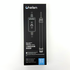 Электронагреватель металлический МИНИ CHERLAM, 100 Вт, для аквариумов с внешним контроллером и цифровым дисплеем (Китайская вилка)