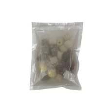 Наполнитель керамический MIX обожженный, для аквариумного фильтра, 200 гр.