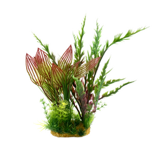 Искусственное растение на подложке Апоногетон 22х18х31см