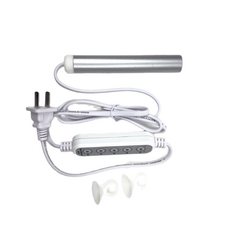 Электронагреватель металлический МИНИ YEE 50 Вт, для аквариумов с контроллером (Китайская вилка)