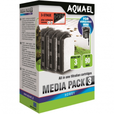 Картридж сменный для фильтра AQUAEL VERSAMAX  mini, губка с углем, 3 шт