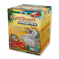 Лампа металлогалогенная JBL ReptilDesert L-U-W Light alu для освещения и обогрева пустынных террариумов, 70 Вт