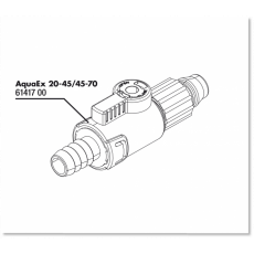 JBL AquaEx 20-45/45-70 lever - Запорный кран для JBL AquaEx 20-45/45-70