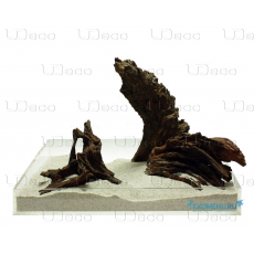 UDeco Iron Driftwood M - Натуральная коряга "Железная" для оформления аквариумов и террариумов, 1 шт.
