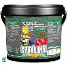 Корм основной JBL Spirulina премиум-класса в форме хлопьев для растительноядных рыб, 5500 мл (950 г)