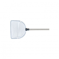 Сачок Dennerle NANO Shrimp Net cbw фигурный 75х60 мм, с раздвижной ручкой (24-62 см) из нержавеющей стали, белый