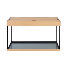 Аквариум AquaPlus 150 (900х350х560-6), 150 л. прямоугольный со светильником LUX 2х25 Вт, бук