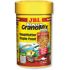 Корм основной JBL NovoGranoMix mini Refill в форме смеси мини-гранул для маленьких рыб, 100 мл (42 г)