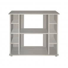 Подставка Biodesign ALTUM 135/ CRYSTAL 145 (белёный дуб) без дверок, ЛДСП 16/22 мм, 81x38x79 см, регул-мые опоры