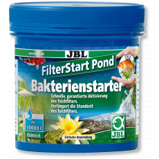 JBL FilterStart Pond - Препарат, содержащий бактерии для активации прудовых фильтров, 250 г на 10000 литров воды