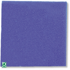 Губка листовая тонкой очистки JBL Fine Filter Foam синяя, 50х50х10 см