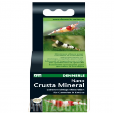 Dennerle NANO Crusta Mineral 35 г, комплекс жизненно важных минералов для креветок, раков и сомов