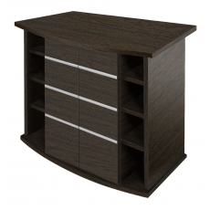 Подставка Biodesign ALTUM PANORAMIC 135/ CRYSTAL PANORAMIC 145 (венге) без дверок, 81x41x79 см