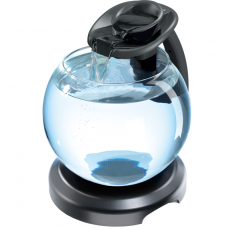 Аквариум Tetra Duo WaterFall Globe 6.8 л, черный, диаметр 27,9 см