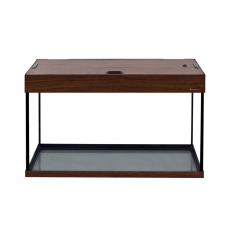 Аквариум AquaPlus LUX П120 (800х350х490-6), 115 л. прямоугольный со светильником LUX 2х18 Вт, орех
