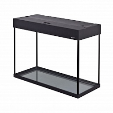 Аквариум AquaPlus 100 (700х300х560-6), 96 л. прямоугольный со светильником LUX 2х18 Вт, черный