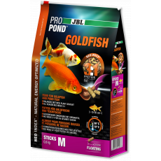 Основной корм JBL ProPond Goldfish M в форме плавающих палочек для золотых рыбок среднего размера, 0,8 кг (6 л)