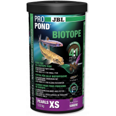 Основной корм JBL ProPond Biotope XS в форме мелких гранул для любых биотопных рыб очень маленького размера, 0,53 кг (1 л)