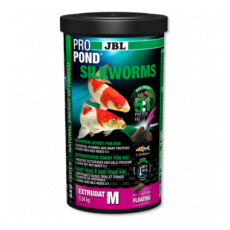 Лакомство JBL ProPond Silkworms M для карпов кои среднего размера "Шелкопряды", 0,34 кг (1 л)