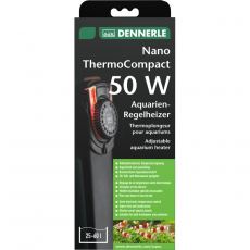 Нагреватель Nano Thermo Compact 50W для пресноводных и морских нано-аквариумов 30-60 л, 50 Вт
