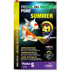 Основной летний корм JBL ProPond Summer S в форме плавающих гранул для карпов кои небольшого размера, 2,0 кг (6 л)