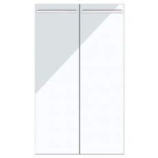 Дверки Ф-250 для подставки CRYSTAL 145/500/ CRYSTAL PANORAMIC 145/500 (белый суперглянец), 2 шт
