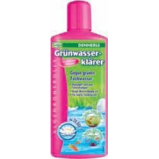 Dennerle Green Water Cleaner - Эффективное средство для борьбы с плавающими водорослями в садовом пруду, 1000 мл