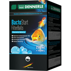 Dennerle BactoStart FilterBalls - Шарики с бактериями для биологической активации прудового фильтра, 250 мл на 10000 л прудовой воды