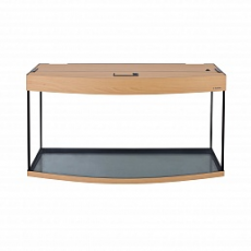 Аквариум AquaPlus LUX Ф170 (1000х400х560-6/8), 170 л. фигурный со светильником LUX 2х30 Вт, бук