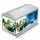 Аквариум AQUAEL LEDDY SET PLUS D&N 75 Белый (75 x 35 x 40 cm )105л, ASAP 500, PLATINIUM 100 W, LT 14W D&N