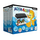 Aквариум AQUAEL AQUA4 KIDS 40 DAY&NIGHT фигурный 20 л, с оборудованием:FAN mini, FIX 2 50 Вт, LT 7W Sunny D&N 2.0, сачок, термометр, растение, подложка