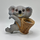 Декор для аквариума Коала с корзиной, 12х7.5х13 см