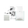 Aквариум AQUAEL FISH&SHRIMP SET DUO D&N 35, 49 л, белый