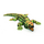 Игрушка подвижная 3D принтер Ящерица Тегу зеленая