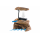 Скала черепашья Exo Terra Turtle-Cliff с фильтром для воды большая, 37x23x23,5 см