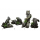 ArtUniq Steep Gray Cliffs Set 4M - Декоративный набор из пластика "Серые скалы", из 4х частей, 30,1x22,5x27 см