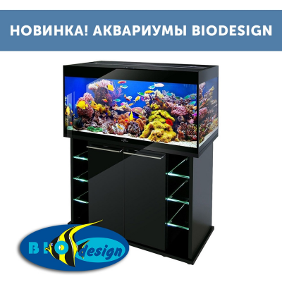 Новинки! Аквариумы, тумбы и светильники BIODESIGN