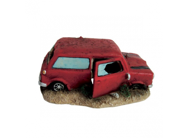 ArtUniq Sunken Red Car - Декоративная композиция "Затонувшее красное авто", 15,5x10,5x7 см