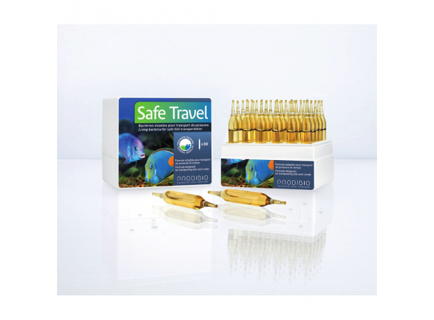 !Препарат бактериальный PRODIBIO SAFE TRAVEL КОМФОРТНЫЙ ПЕРЕЕЗД для транспортировки рыбы, 30 шт