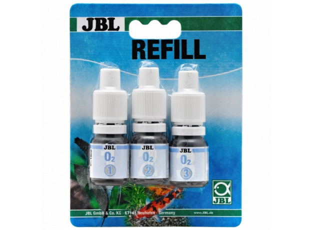 JBL O2 Refill New Formula - Дополнительные реагенты для экспресс-теста JBL O2 Oxygen Test New Formula