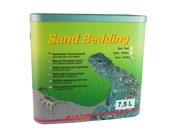 Песок для террариумов LUCKY REPTILE Sand Bedding светло-коричневый, 7.5 л