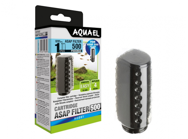 Картридж сменный для фильтра AQUAEL ASAP 500 c губкой и phosmax