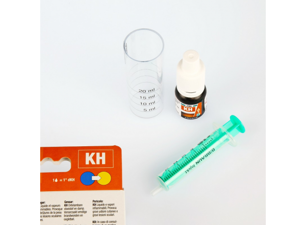 JBL ProAquaTest KH Carbonate Hardness - Экспресс-тест для определения карбонатной жёсткости пресной и морской воды