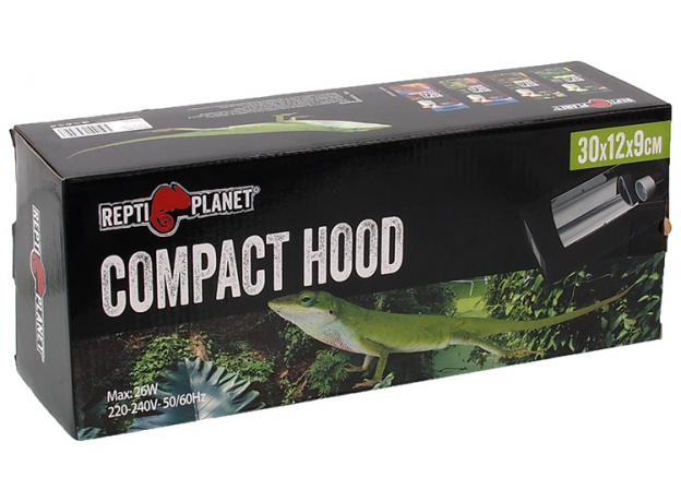 Светильник навесной для ультрафиолетовых ламп Repti Planet Compact Hood на 1 лампу