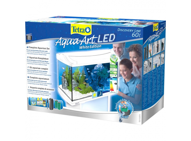 Аквариум Tetra AquaArt Tropical LED 60 л, белый