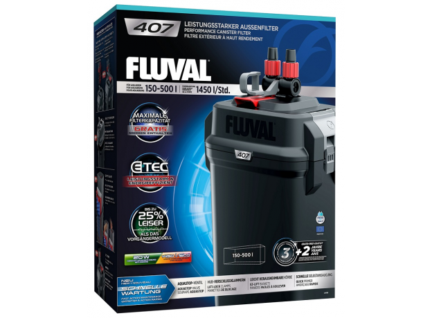 Фильтр внешний Fluval 407 1450 л/час, для 150-500 л